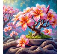 Planta en Maceta con Flores Rosas Puzzle 35 Piezas Rompecabezas para Adultos 35 Piezas Juego de desafiante Rompecabezas Familiar Regalo Adulto