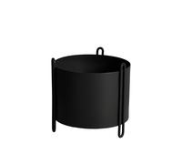 Planta En Maceta Pedestal Pequeño Negro