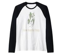 Planta Mamá Cultivo Cosas Hermosas Camiseta Manga Raglan
