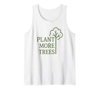 Planta más árboles - Amante de la Naturaleza Consciente del Medio Ambiente Camiseta sin Mangas