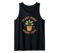 Planta más preocupación Menos Camiseta sin Mangas