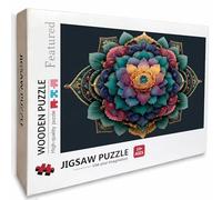 Planta Puzzle Madera, Flor Puzzle 1000 Piezas Adultos con Compact Box 75x50cm, Rompecabezas Desafiante, Juegos de Rompecabezas Creativos para Hombres Mujeres, Decoración Verano, Regalo niñas, 4-5521
