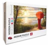 Planta Puzzle Madera, Sunset Puzzle 6000 Piezas Adultos con Compact Box 179x105cm, Rompecabezas Desafiante, DIY Juegos de Rompecabezas Creativos para Hombres Mujeres, Decoración Verano Regalo, A-7143