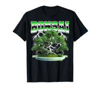 Planta Zen Japonesa Bonsai Estilo Bootleg de los años 90 Camiseta