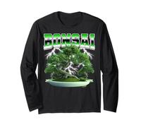 Planta Zen Japonesa Bonsai Estilo Bootleg de los años 90 Manga Larga