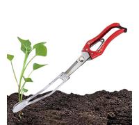 Plantador de Plántulas Herramienta de Jardinería Manual de Hierro con Mango | Plantador De Plántulas Para Maíz Césped Pasto Jardinería Agricultura Hogar Trasplante En Macetas ATV