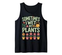 Plantar a Veces Mojo mis Plantas Jardinería Divertida Camiseta sin Mangas