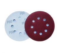 Plantar papel de arena, 10 Uds. Discos de lijado redondos de gancho y bucle de papel de lija de 5 pulgadas y 125mm grano 40-3000 ocho agujeros(1500)