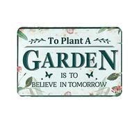 Plantar Un Jardín Es Creer En El Mañana Alfombra Exterior Plegable Felpudos Entrada Resistente Felpudos para Interior Jardín Bañera 40X60Cm