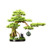 Plantas Artificiales Bonsái Artificial con Quemador de Incienso. Decoración for Sala de Estar, Entrada u Oficina. Adornos de Plantas Artificiales.