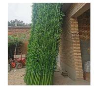 Plantas artificiales de bambú extra altas de 3 a 7 pies, bambú sintético de seda con troncos, tallos y hojas para jardín, decoración interior y exterior