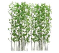 Plantas artificiales de bambú para decoración de jardín, valla de privacidad, divisor de patio, uso en interiores y exteriores