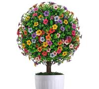 Plantas Artificiales de Exterior Cipres de Pared con Estacas de Sujecion | Plantas de Poda Artística y Setos Decorativos Para Jardín Patio Porche Interior Decoración Del Hogar Oficina Flores