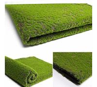 Plantas artificiales de musgo verde sintético para decoración de pared, adecuadas para el hogar, tienda, patio, restaurantes, bares, oficinas y espacios minoristas (coloridas)