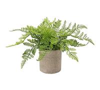 Plantas artificiales Helecho, Helecho artificial en maceta, arcilla artificial, plantas artificiales, plantas artificiales pequeñas, plantas de interior artificiales para el hogar, oficina, cafetería