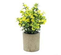 Plantas artificiales no tóxicas, hermosa decoración verde para hogares con niños y mascotas, solución de bajo mantenimiento (C)