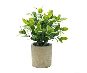 Plantas artificiales no tóxicas, hermosa decoración verde para hogares con niños y mascotas, solución de bajo mantenimiento (A)