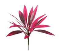 Plantas artificiales, pequeñas plantas de imitación decorativas de imitación | Red Cordyline Artificial Ti Plant For Indoor Outdoor Office Home Living Room Patio Porch Front Door Wedding Centerpiece