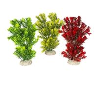 Plantas coloridas decorativas para acuarios - EBI - Tamaño: M