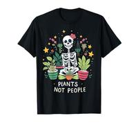 Plantas de esqueleto para amantes de las plantas, no personas para mujeres Camiseta