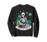 Plantas de esqueleto para amantes de las plantas, no personas para mujeres Sudadera