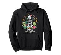 Plantas de esqueleto para amantes de las plantas, no personas para mujeres Sudadera con Capucha