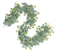 Plantas De Hiedra Artificiales Para Interior Con Pequeños Frutos, Guirnalda De Eucalipto Artificial, Decoración Para El Hogar, Fiestas, Bodas Y Jardines