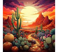 Plantas de Sunset Mountain Puzzle 90 Piezas para Adultos, DIY Rompecabezas Adultos 90 Piezas, Entretenimiento Creativo, Puzzles Clásicos, Juego de Habilidad para Toda La Familia