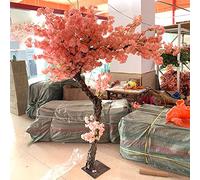 Plantas Decorativas Artificial Árboles Artificiales De Cerezo En Flor, Flor Japonesa, Flor Rosada Falsa De Sakura, Interior Al Aire Libre, Oficina En Casa,(1.8x1m/5.9x3.2ft)
