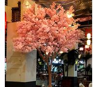 Plantas Decorativas Artificial Árboles Artificiales De Flor De Cerezo, Arco Rosa Falso Flor De Sakura Planta Grande Interior Al Aire Libre Decoración De Fiesta De Oficina En Casa(1.2x0.8m/3.9x2.6ft)