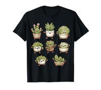 Plantas En Maceta Amante De Las Plantas De Interior Suculentas Cactus Botánico Camiseta