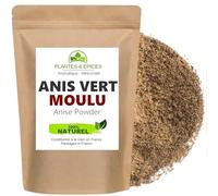 Plantas & Especias - Anís verde molido en polvo orgánico, sin aditivos 100% natural, - Bolsa frescura biodegradable (100 g)