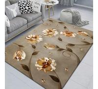Plantas Flores 3D Impreso Moquetas Antideslizante Alfombra Área,3D Ilusión Óptica Alfombras Suave Franela Alfombra De Suelo Salón Dormitorio Throw Runner Rugs Perfil Bajo Alfombrillas P /691808493502