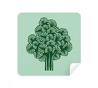 Plantas flores árboles hojas gafas de limpieza gamuza limpiador de la pantalla del teléfono gamuza tela 2pcs