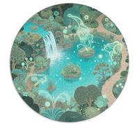 Plantas mágicas Puzzle Imposible,desafío para Adultos Magical Bosque Juego Educativo 1000 Piezas Obra De Arte De Juego De para Adultos Y Niños A Partir De 12 Años 1000pcs (67.5x67.5cm)