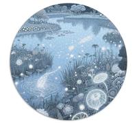 Plantas mágicas Puzzles Imposible,desafío para Adultos Magical Bosque Entretenimiento Creativo 1000 Piezas Obra De Arte De Juego De para Adultos Y Niños 1000pcs (67.5x67.5cm)