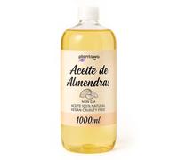 PLANTAWA Aceite de Almendras Dulces 1L | 100% Natural Puro Prensado en Frío | Hidratante Corporal Piel Sensible y Bebé | Masajes, Embarazo y Estrías | Cabello, Cutículas y Desmaquillante