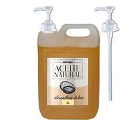 PLANTAWA Aceite de Almendras Dulces 2L + dosificador | 100% Natural Puro Prensado en Frío | Hidratante Corporal Piel Sensible y Bebé | Masajes, Embarazo y Estrías | Cabello, Cutículas y Desmaquillante