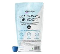 Plantawa Bicarbonato de Sodio Limpieza 1KG | Bolsa Bicarbonato para limpieza en Casa. Multiusos: Quitamanchas, Blanqueante y Elimina Olores y Grasa. Origen Natural y Puro.