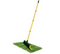 PLANTAWA Cepillo para Césped Artificial con Mango Extensible Desmontable 0,80-1,40 m | Limpieza, Peinado y Mantenimiento de Césped Sintético, Alfombrillas y Jardín