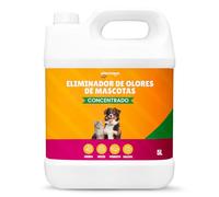 PLANTAWA Eliminador de Olores de Mascotas Concentrado 5L | Limpiador enzimático para orina perros y gatos | Neutralizador de olores hogar, alfombras, sofás y coche | Fórmula eficaz y segura
