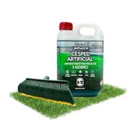 PLANTAWA Pack Higienizador Concentrado 2L + Cepillo (Sin Mango) | Limpieza Césped Artificial para Todo Tipo de Césped | El embalaje puede variar