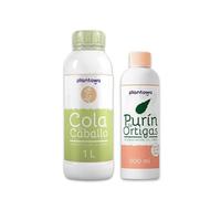 PLANTAWA Pack Purín de Ortiga 500ml y Extracto de Cola de Caballo 1L | Multiusos | Versátil | Productos de Origen Natural para el Cuidado y Fortalecimiento de Superficies | Uso Interior y Exterior