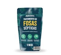 Plantawa Tratamiento Fosa Séptica 12 Meses | Pack anual de 12 dosis mensuales | Mantenimiento y control de olores | Ayuda a reducir lodos y residuos | Compatible con tuberías y WC