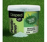 PLANTEMUS Abono Césped Premium Otoño Invierno, Fertilizante NPK (12-11-18), Nutrición Completa: Césped Fuerte, Verde y Denso, Tecnología Alemana, 5.5 KG, 175 m²