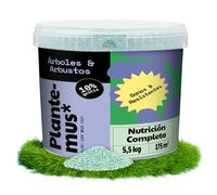 PLANTEMUS Abono Árboles y Setos. Cítricos, Coníferas, Olivos, Limoneros, Frutales, Palmeras y Plantas de Exterior, Fertilizante Granulado, 5.5 KG