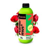 PLANTEMUS Abono Orquídeas, Hortensias, Geranios y todo tipo de Plantas con Flor. Fertilizante Líquido para una Floración Vistosa y Abundante (Rosas 1L)