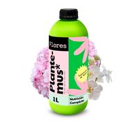 PLANTEMUS Abono Orquídeas, Hortensias, Geranios y todo tipo de Plantas con Flor. Fertilizante Líquido para una Floración Vistosa y Abundante (Flores 1L)