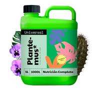 PLANTEMUS Fertilizante Plantas Verdes Universal Líquido, Bonsai, Cactus, Suculentas para Interior y Exterior. Abono Calidad Profesional 5 L
