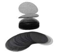 Planter Bottom Grid Mat - 50-Piece Drainage Mesh Pads For 5cm & 10cm Flowerpots | Breathable Polyamide Soil-Proof Screen, Sturdy Potted Plant Base Gasket For Succulents Bonsai Gardening